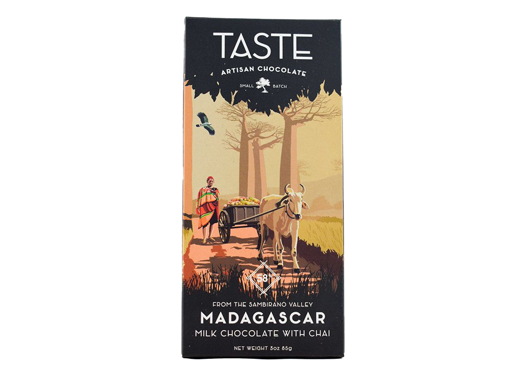 Madagascar Milk Chai 58% - 3oz Bar